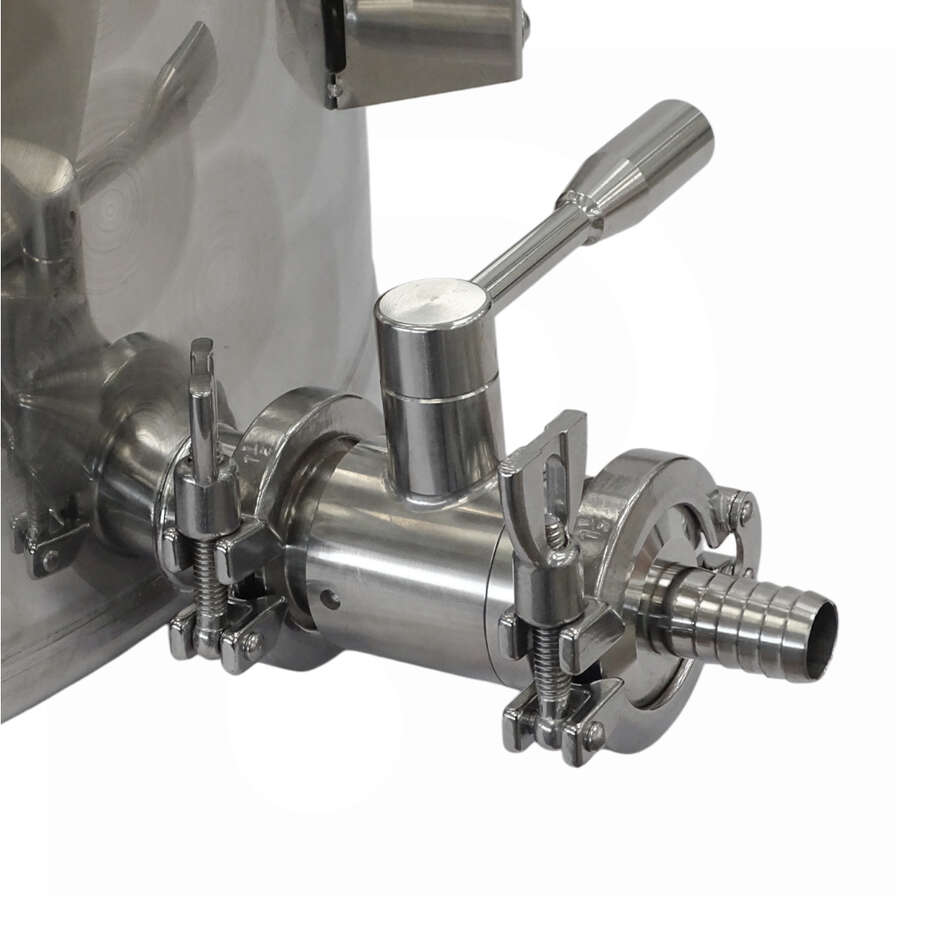 Cuve de brassage motorizée en acier inoxydable 150 L Clamp 